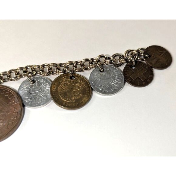 Coin Bracelet Varied Countries - Picture 7 of 9
